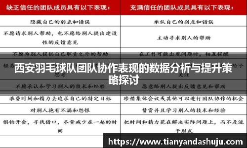 西安羽毛球队团队协作表现的数据分析与提升策略探讨